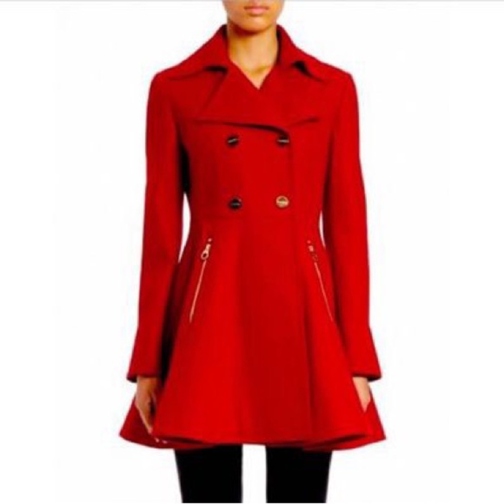 Laundry by Shelli Segal Fit and Flare Wool Coat 3x